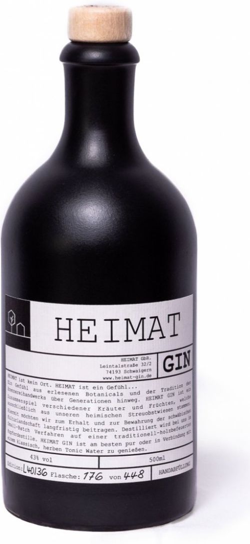 Heimat gin 0,5l 43%