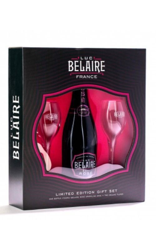 Luc Belaire Rare Rosé 0,75l 12,5% + 2x sklo L.E. Karton