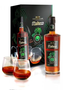 Malteco 15y 0,7l 40% + 2x sklo GB